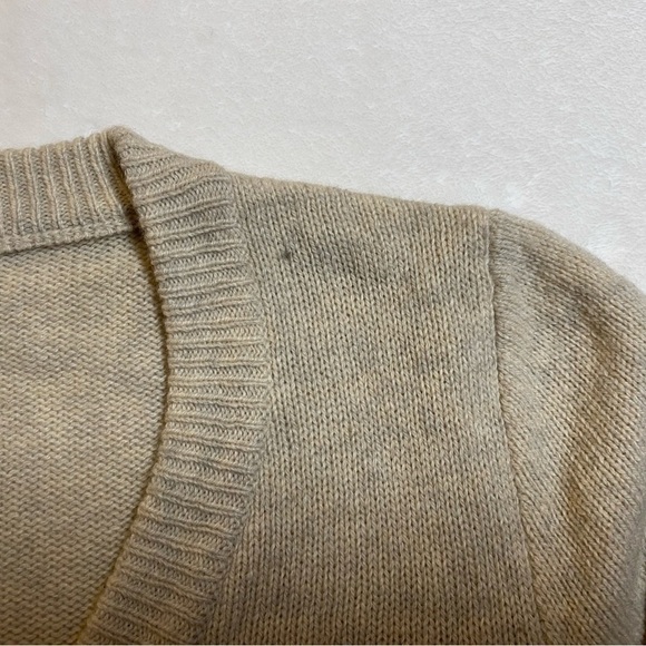 Madewell Bubble-Sleeve Sweater Dress Color Beige Size Small - Picture 7 of 11